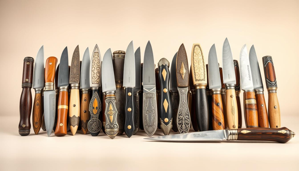 European knife handle designs