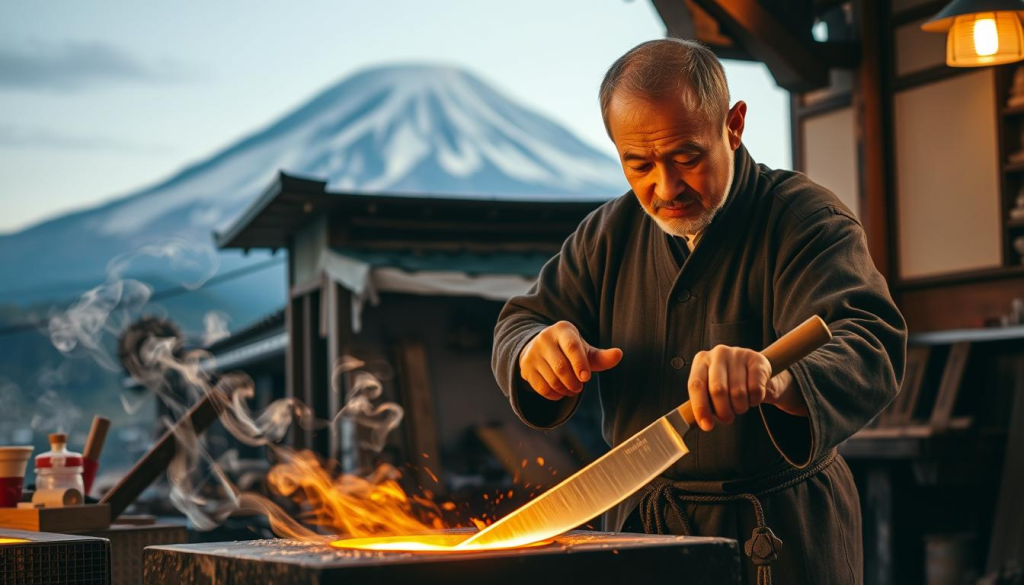 Japanese knife making