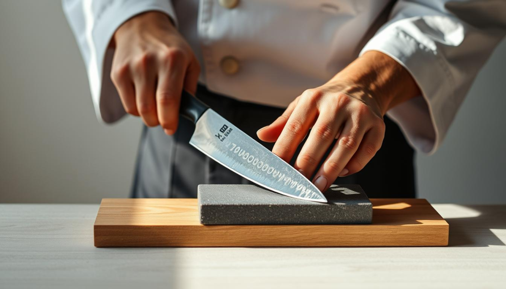 Japanese knife sharpening techniques