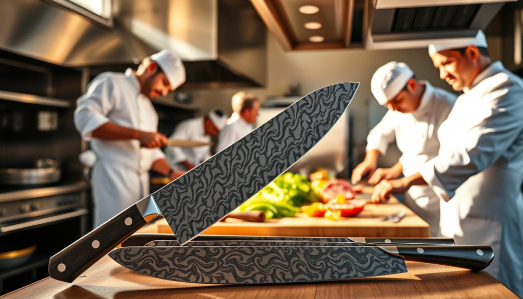 Ken Onion Shun Knives in Professional Kitchens