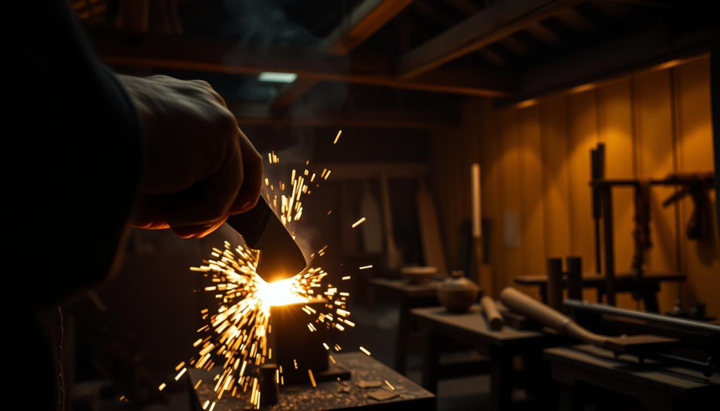 Masamoto knife traditional forging