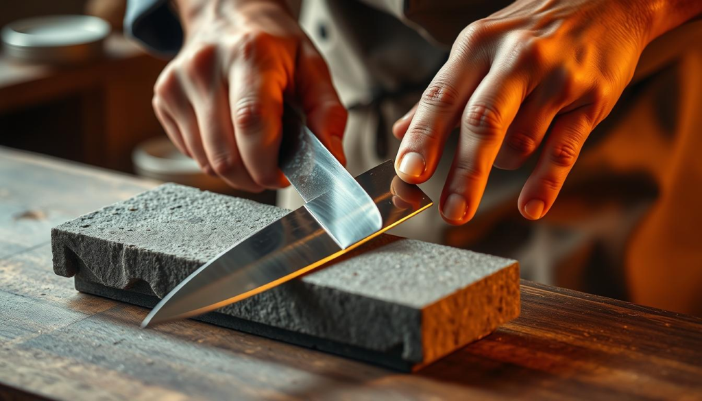 Sharpening a Japanese Knife