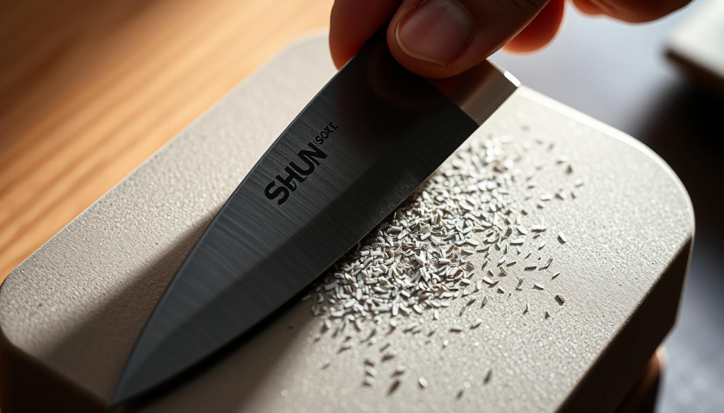 Shun knife sharpening angle