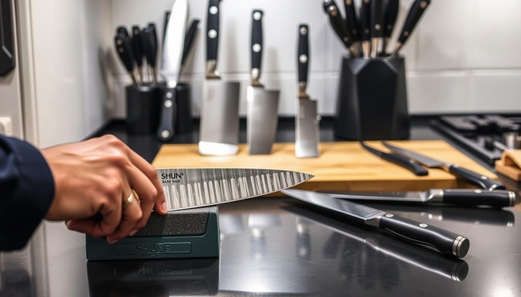 Shun knife sharpening needs