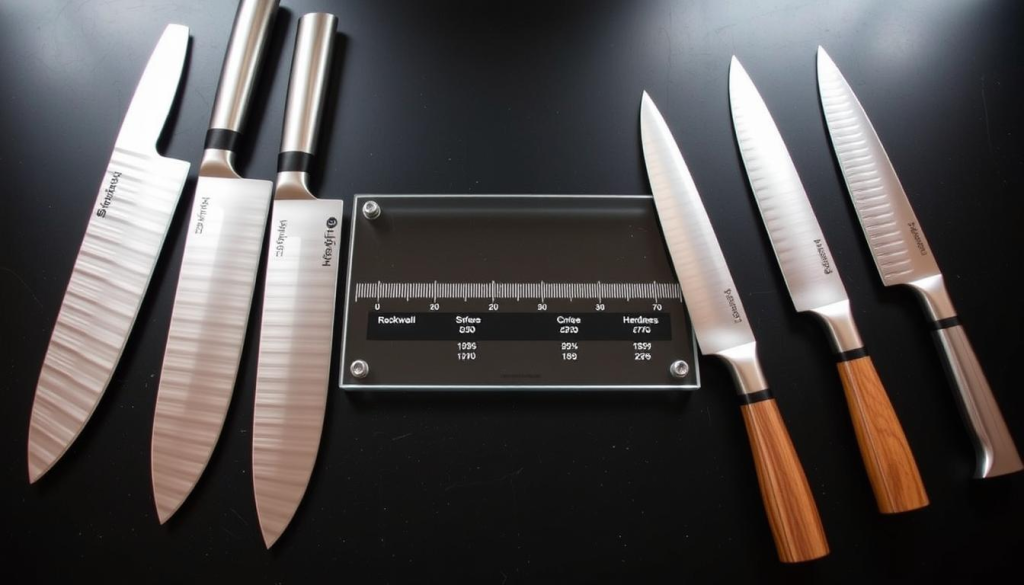 Shun knives Rockwell hardness comparison