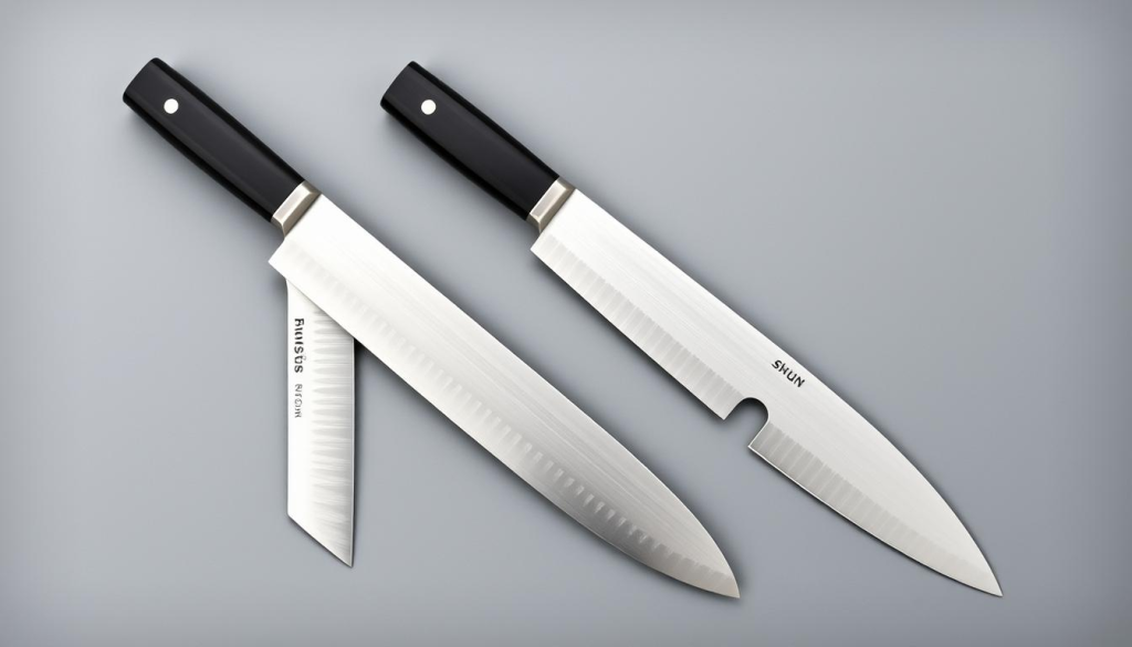 Shun knives comparison