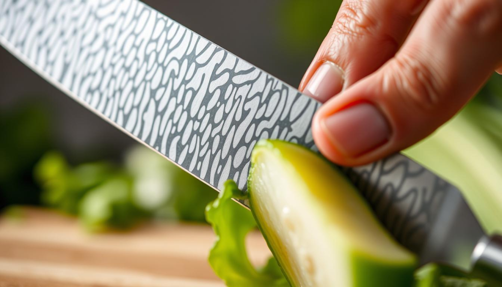 Shun knives cutting precision