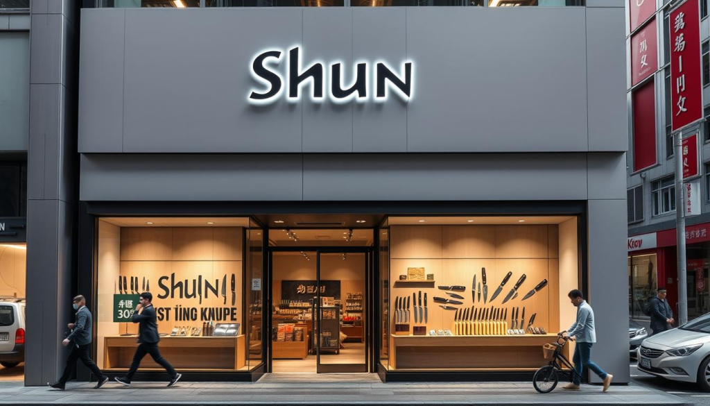 Shun knives store locator in Japan