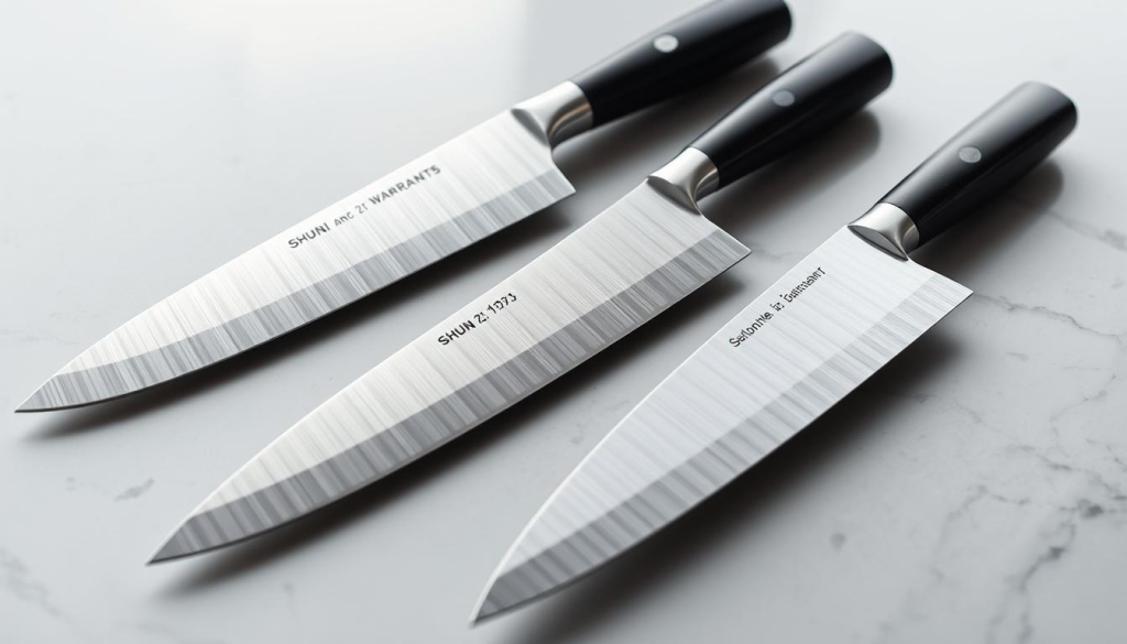 Shun knives warranty comparison