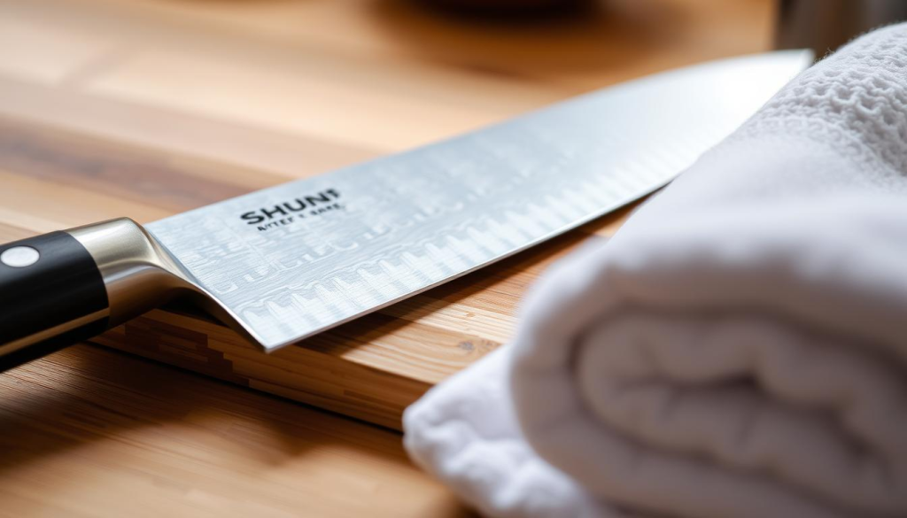 Shun8 inch knife care