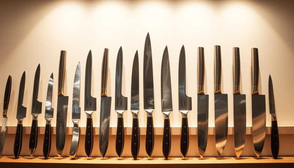 Tsukiji Masamoto chef knife display