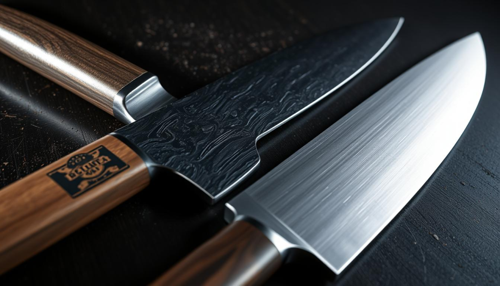 carbon steel vs stainless steel knives