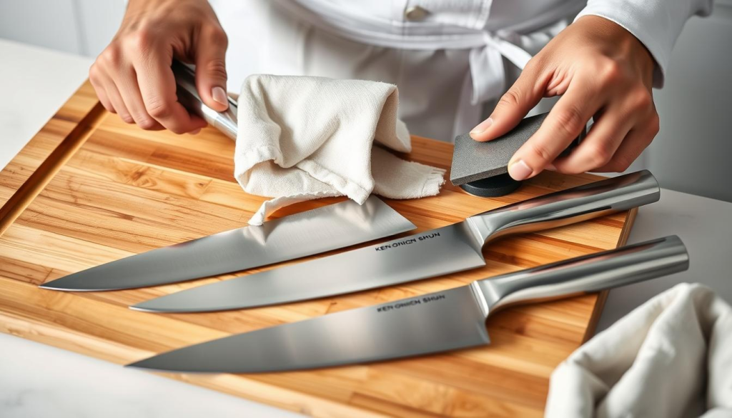 caring for Ken Onion Shun knives