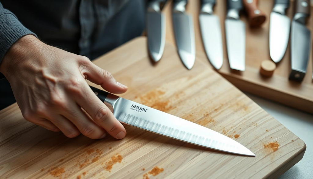 caring for shun knives