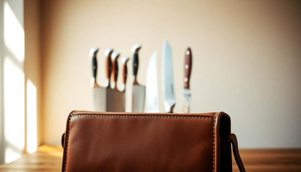 chef knife bag leather
