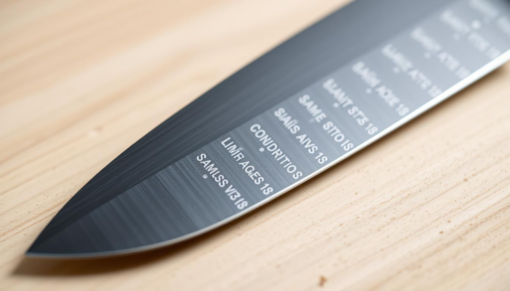 chef knife blade material