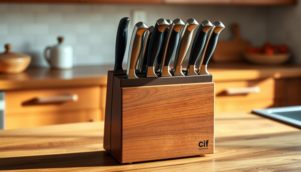 chef knife block