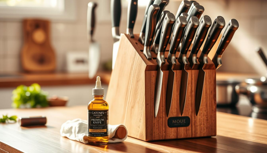 chef knife block maintenance