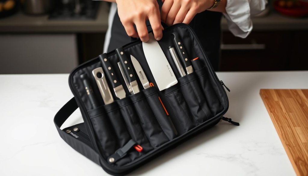 chef knife organizer bag