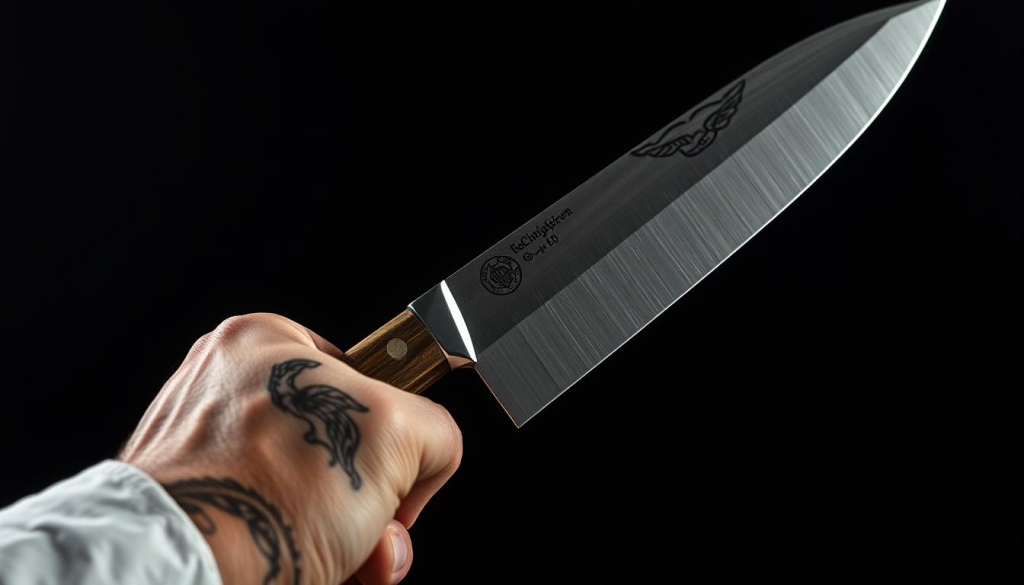 chef knife tattoo designs