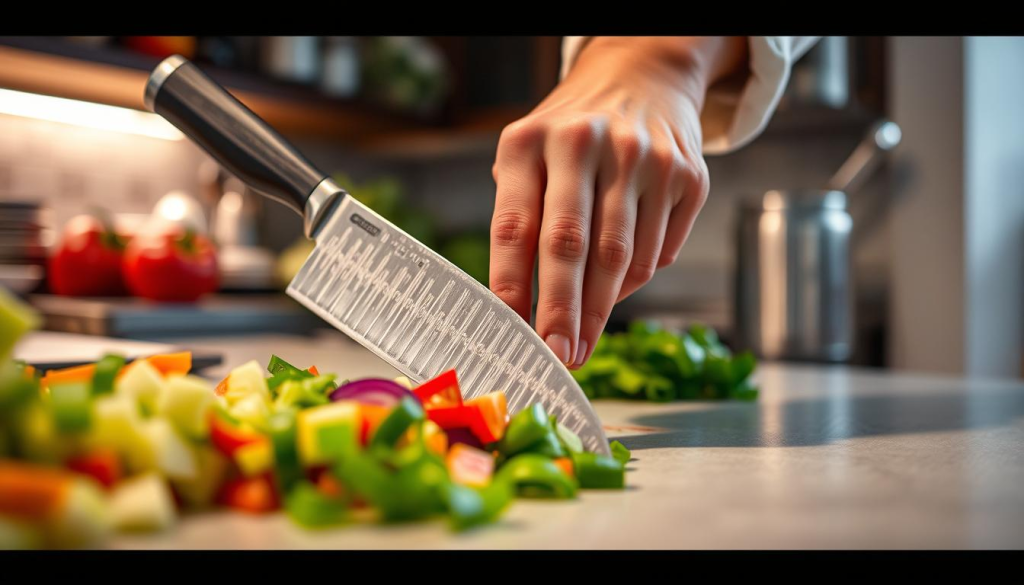 chef knife usage in the kitchen