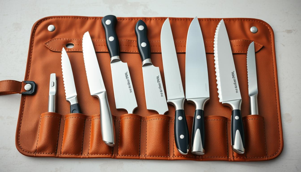 choosing knife roll