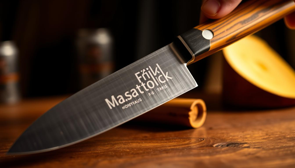 handcrafted Masamoto knife