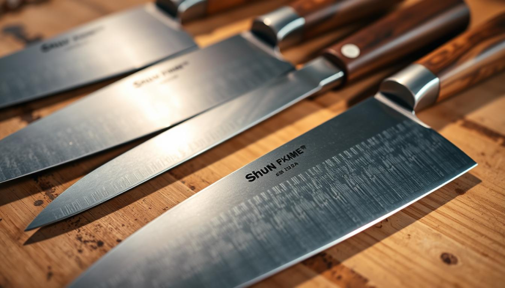 handcrafted Shun knives