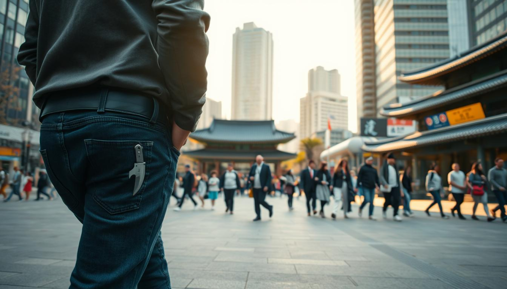 knife carrying rules in Korea