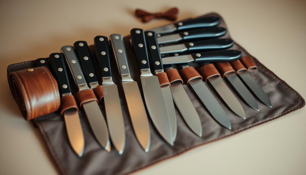 knife roll arrangement