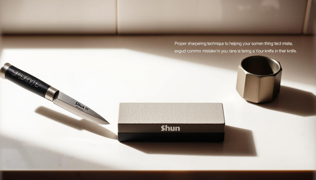 sharpening Shun knives guide
