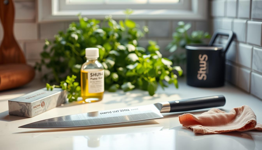 shun knife care