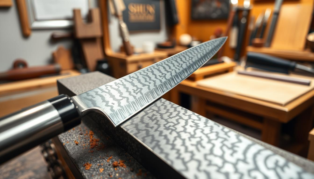 shun knife grinding and sharpening