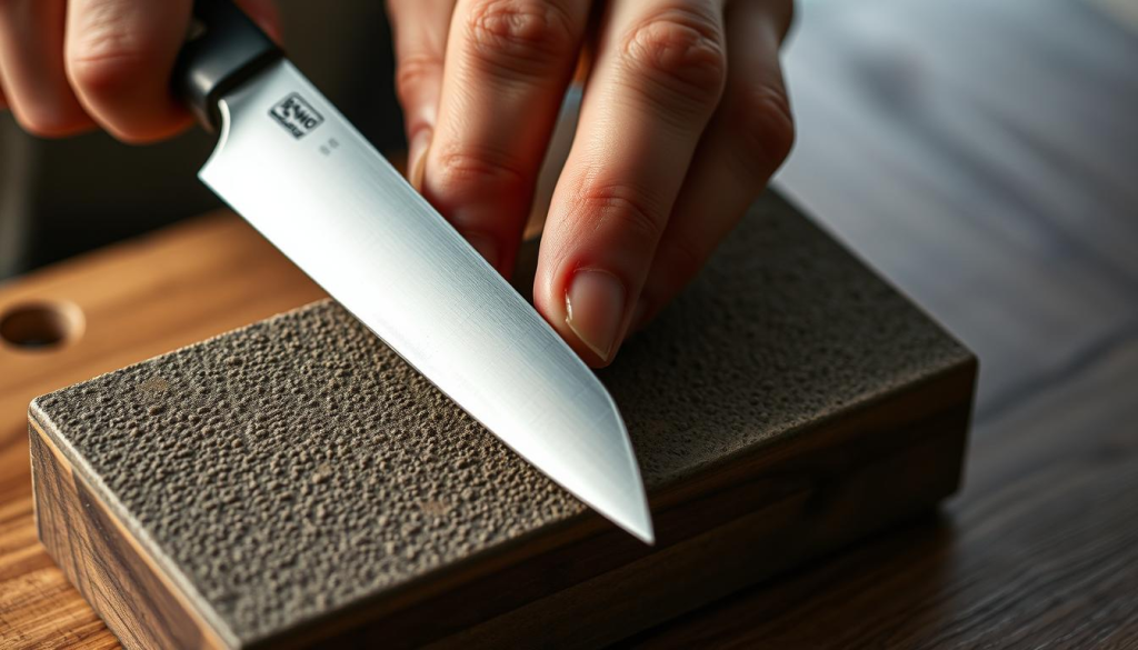 shun knife sharpening tips