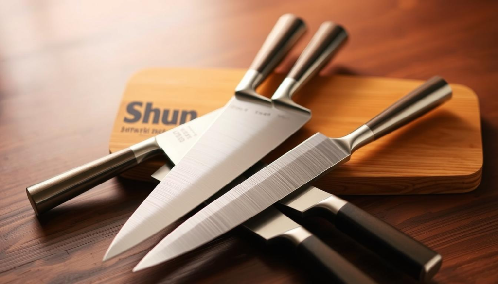 shun5 piece knife set