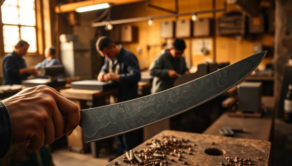 traditional Shun knives production