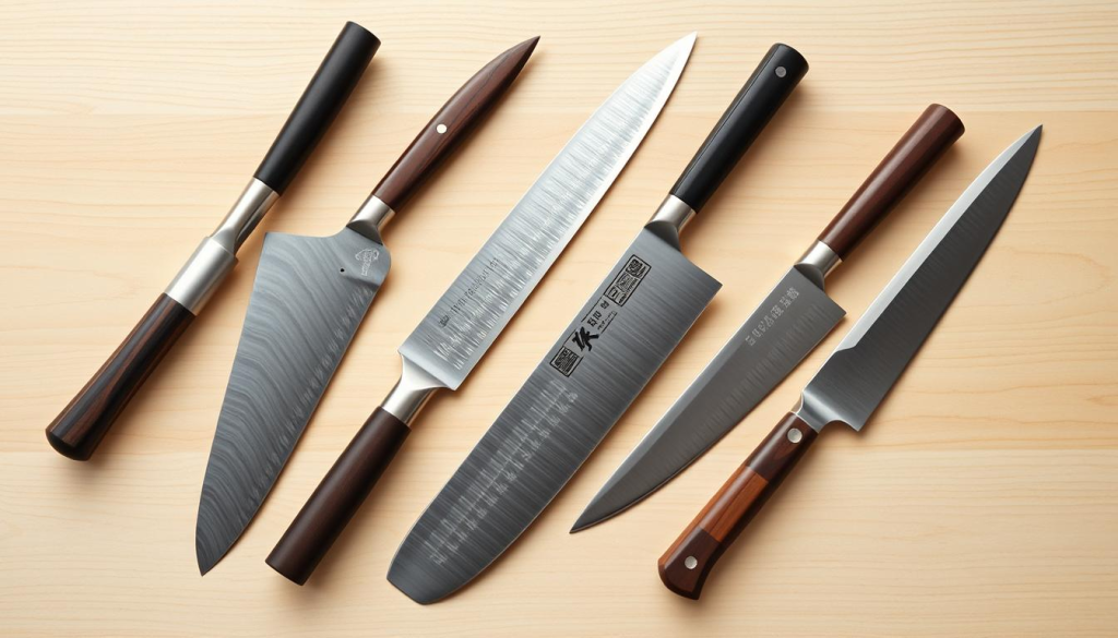types of Japanese kitchen knives