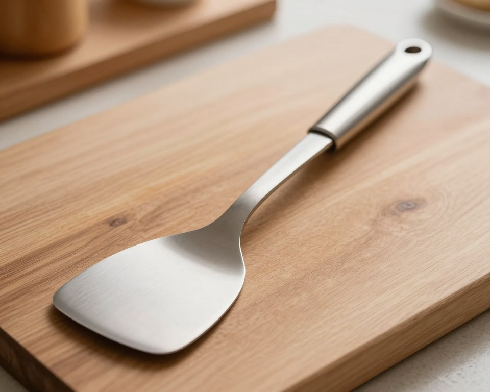 Sakai Takayuki Offset Spatula blade design