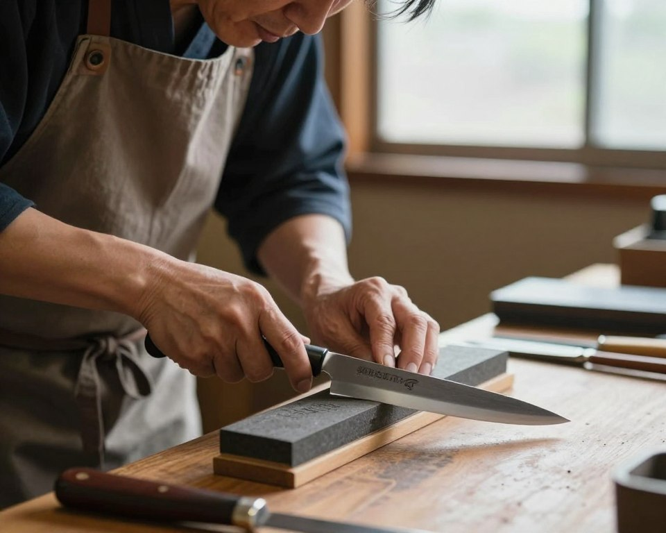 Sakai Takayuki knife sharpening