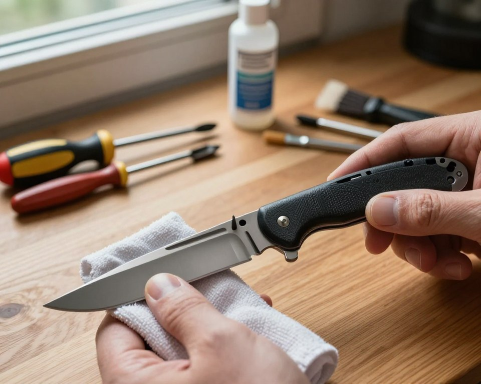 Boker butterfly knife maintenance