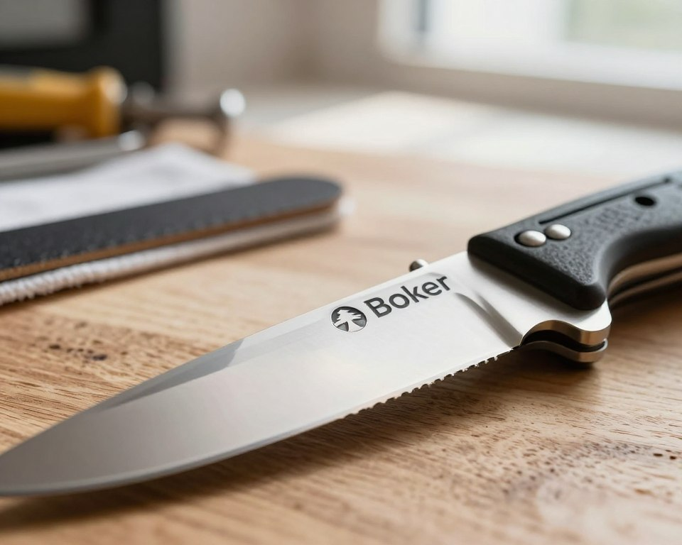 Boker knife logo replacement