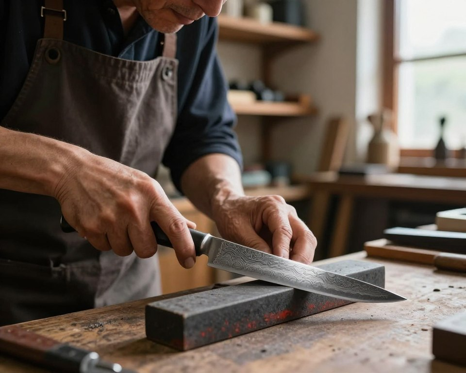 Damascus knife sharpening techniques