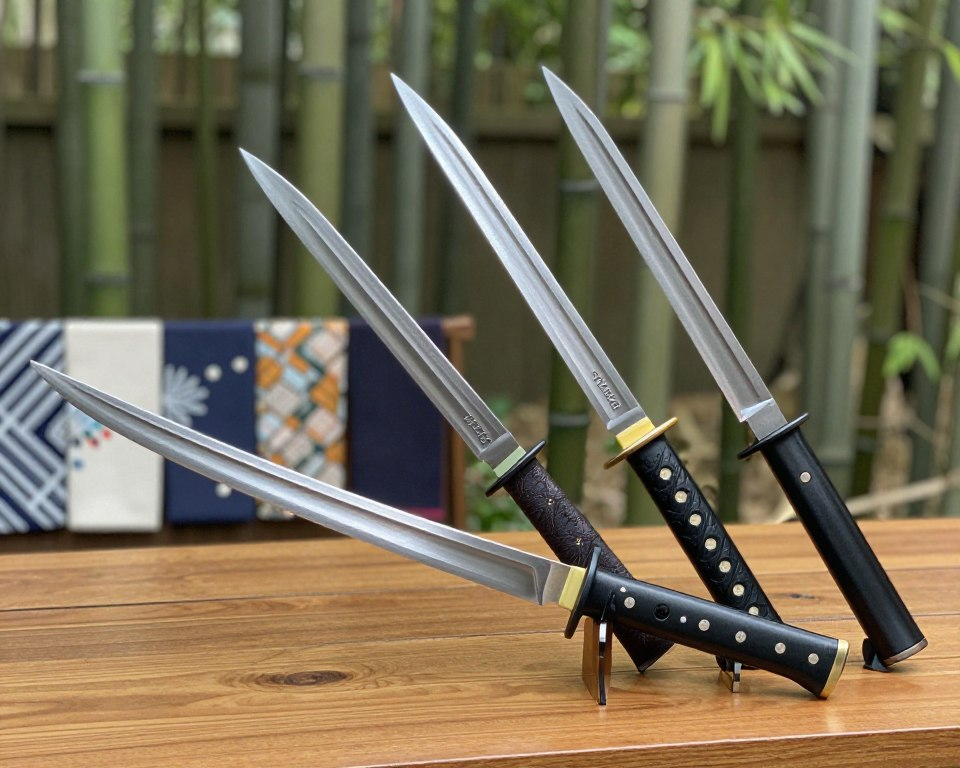 Japanese tanto knife comparison