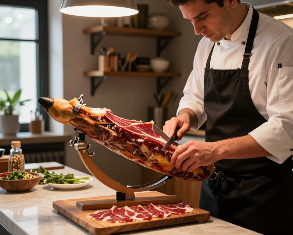 arcos jamonero knife carving techniques