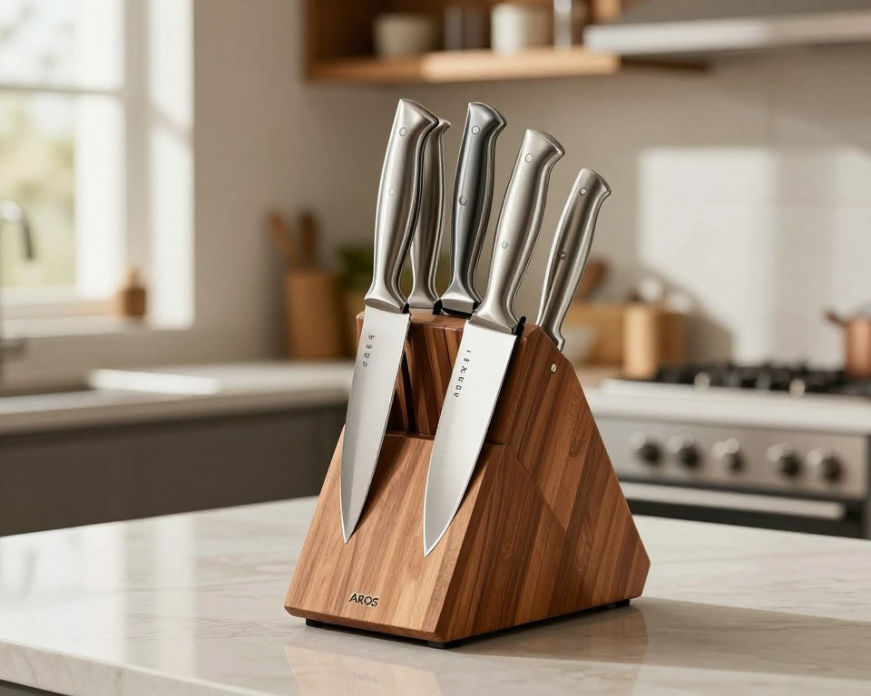arcos knife block