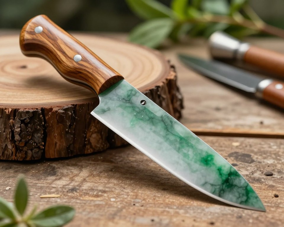 high-quality jade knife