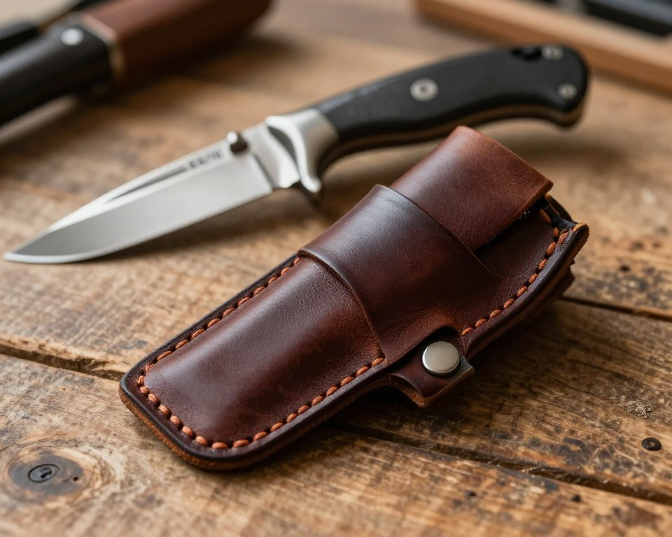 leather sheath for boker knives