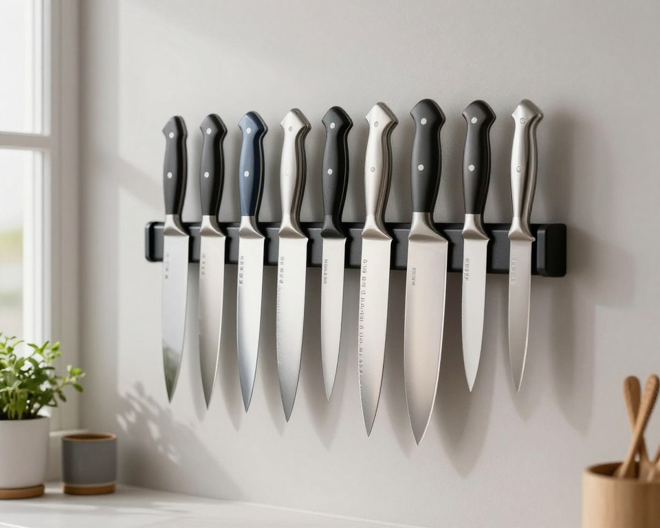 magnetic knife strip organization