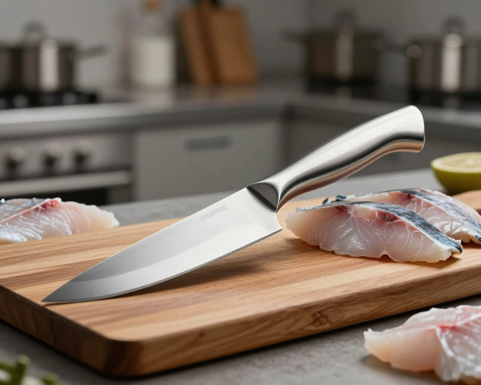 stainless steel fish knife