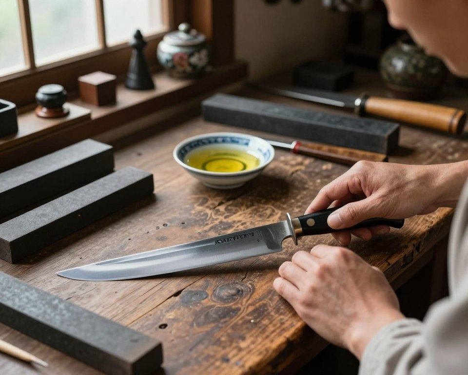 vintage Hattori knife maintenance
